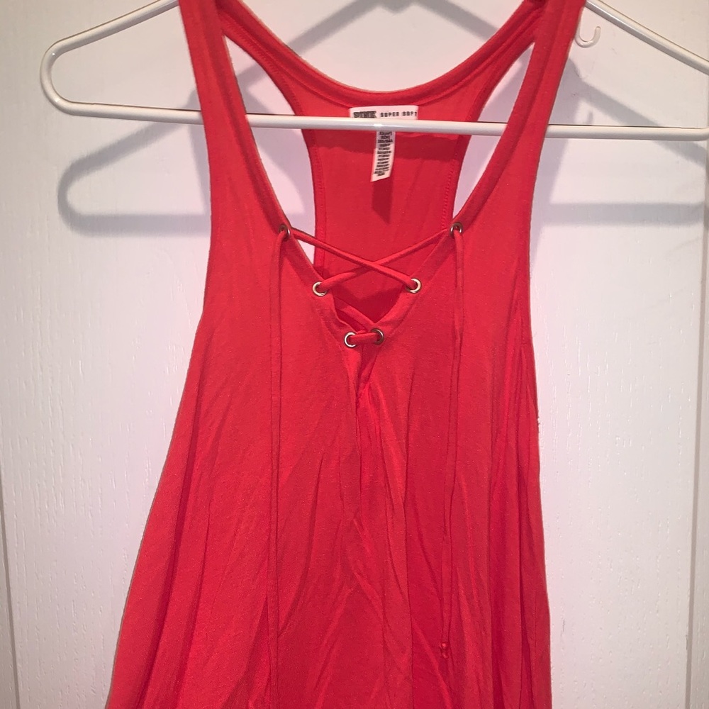 Chriscross tank top from pink